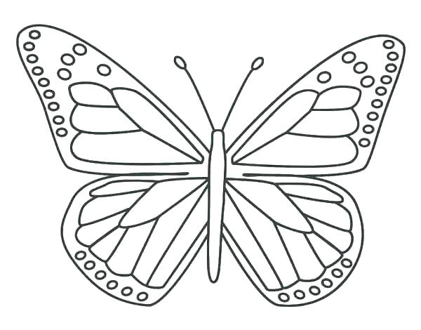 600x470 Butterfly Color Page Monarch Butterfly Coloring Pages Monarch
