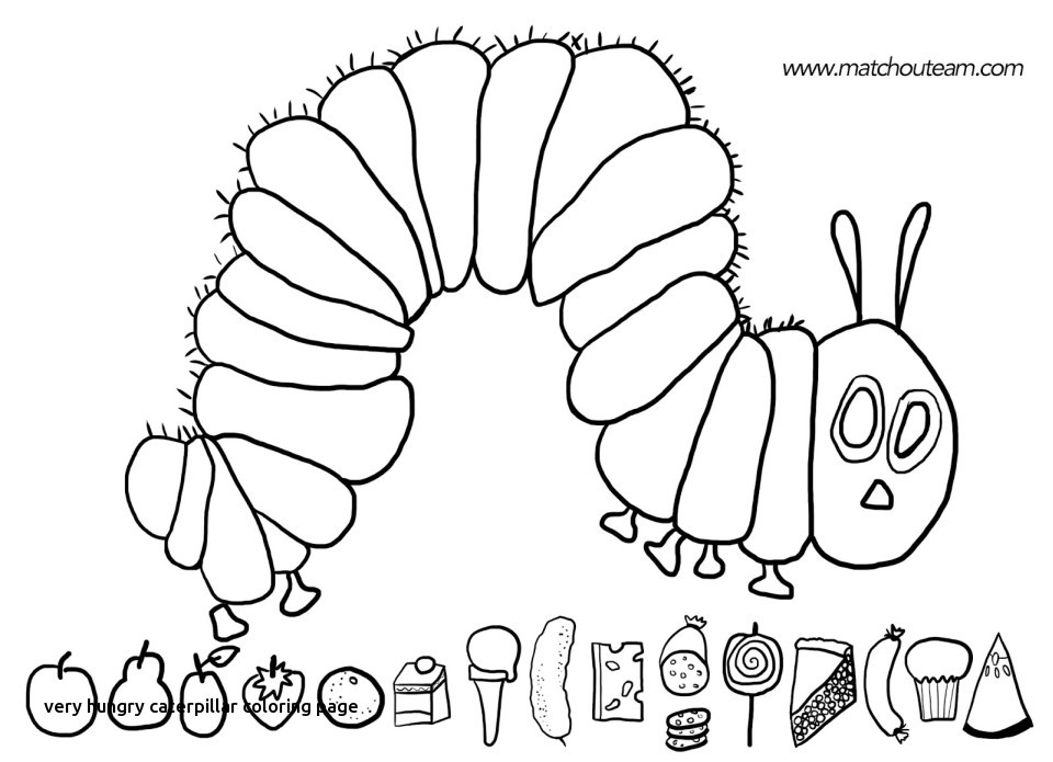 Caterpillar Coloring Page