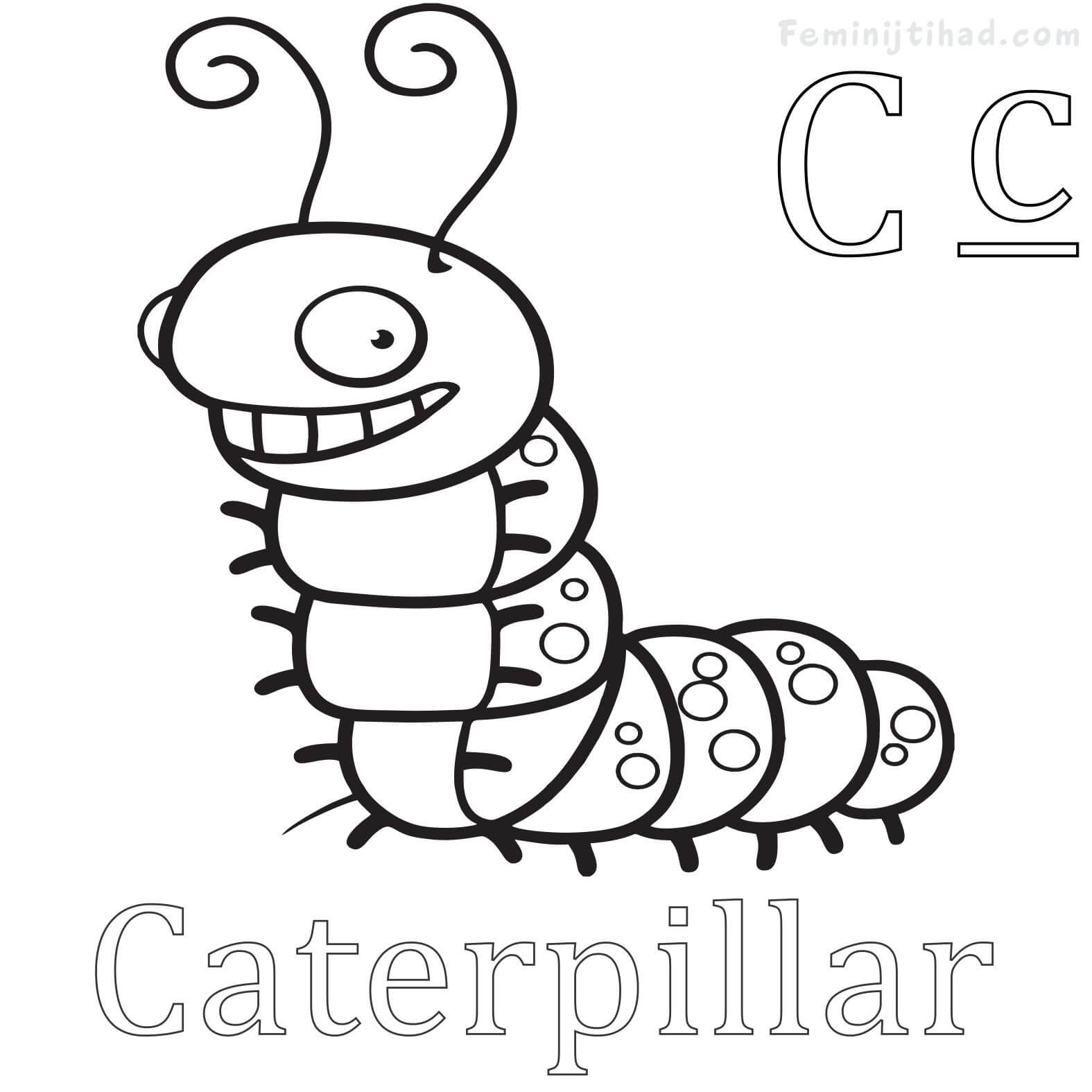 1575x1575 Free Caterpillar Coloring Pages To Print Coloring Pages For Kids