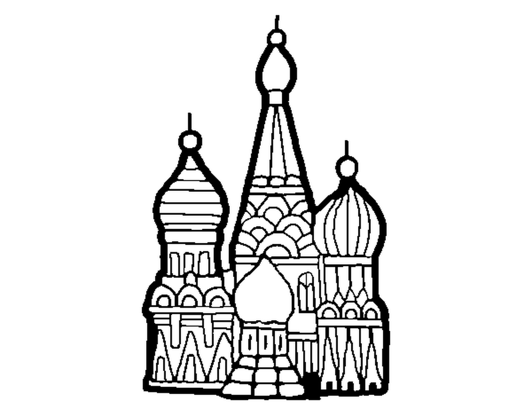 1048x821 Coloring Page Saint Basil Cathedral Color Online Coloringcrew