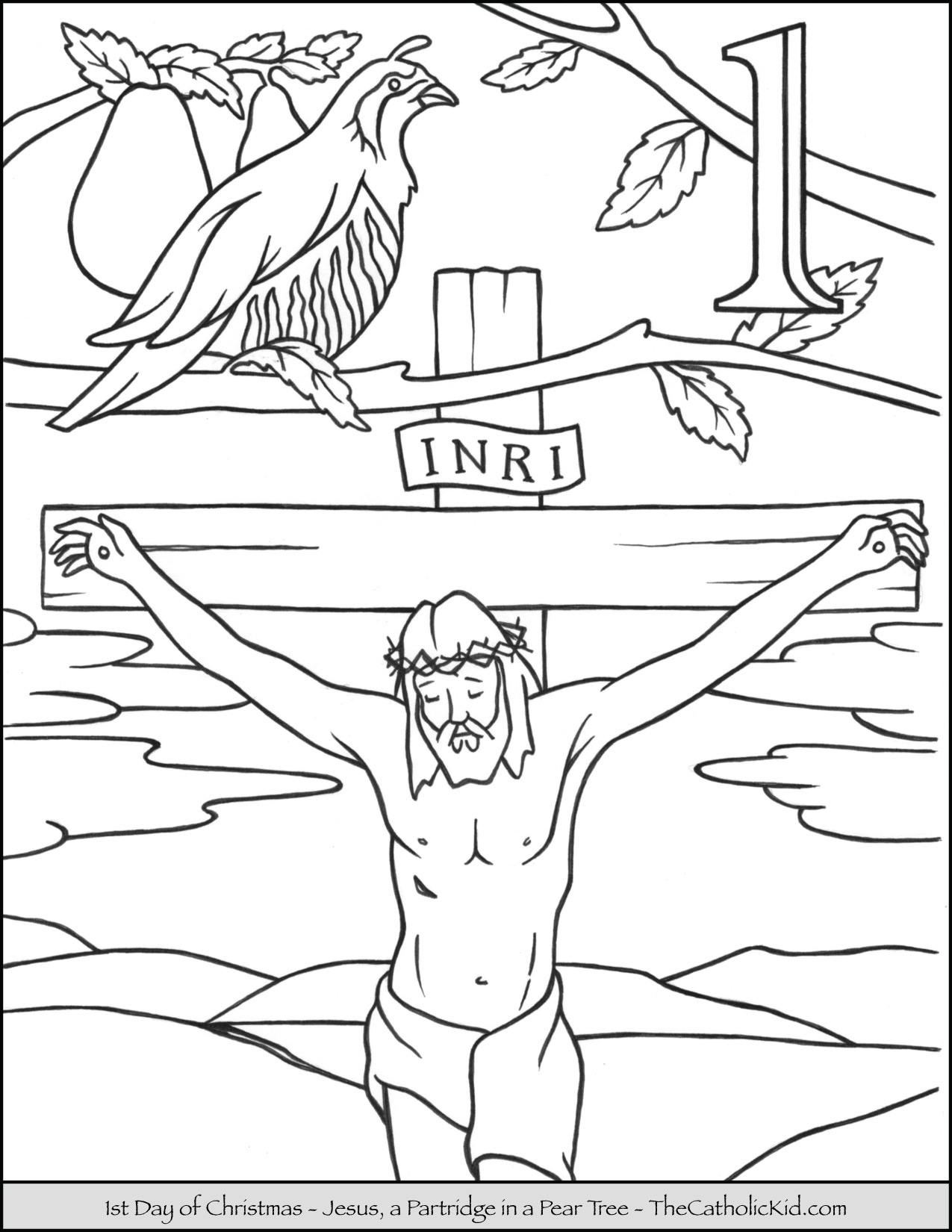 Catholic Christmas Coloring Pages