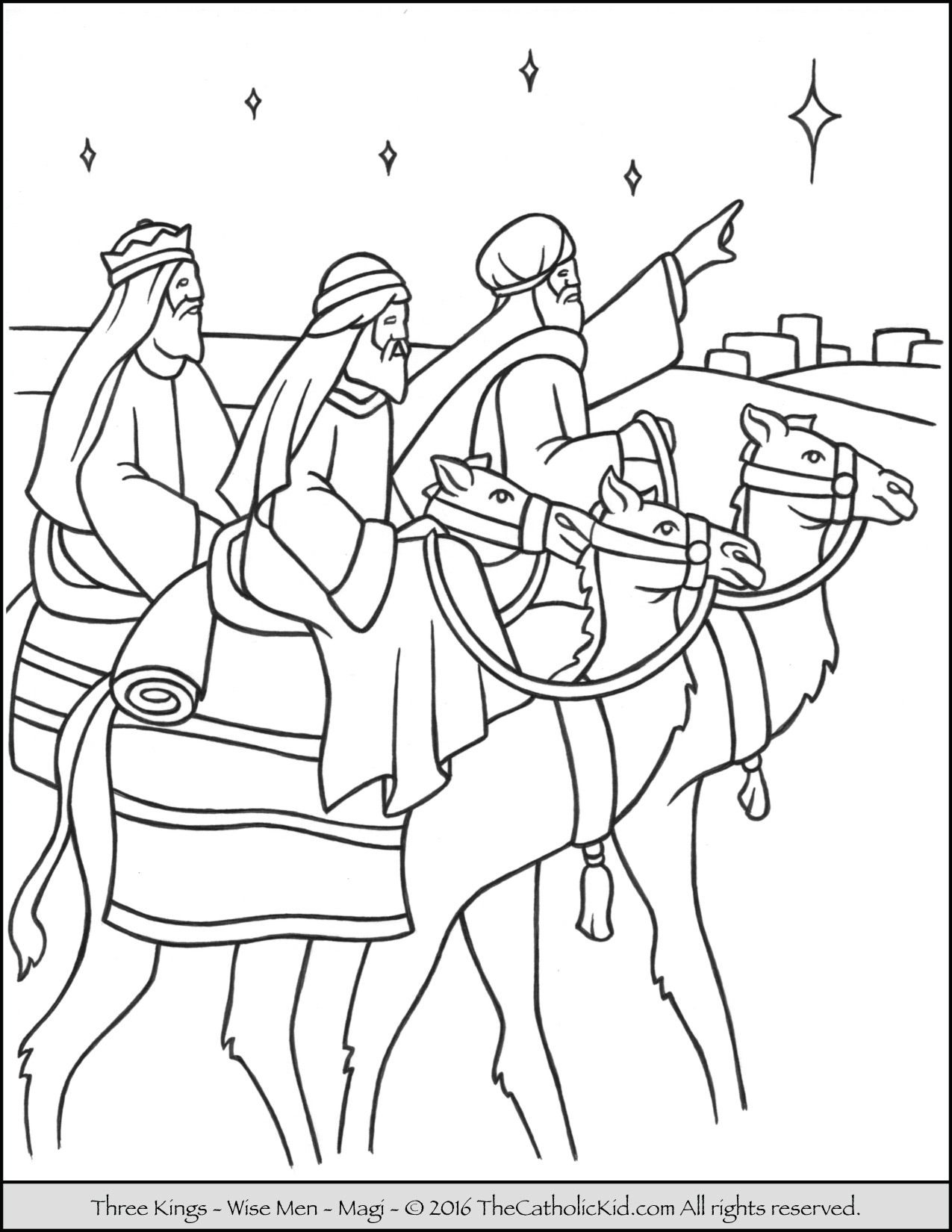 1275x1650 Epiphany Catholic Coloring Pages The Catholic Kid Catholic
