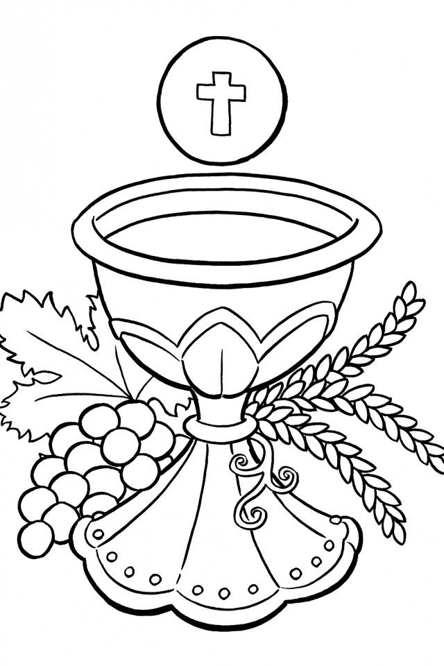 640x960 Free Catholic Coloring Pages 0