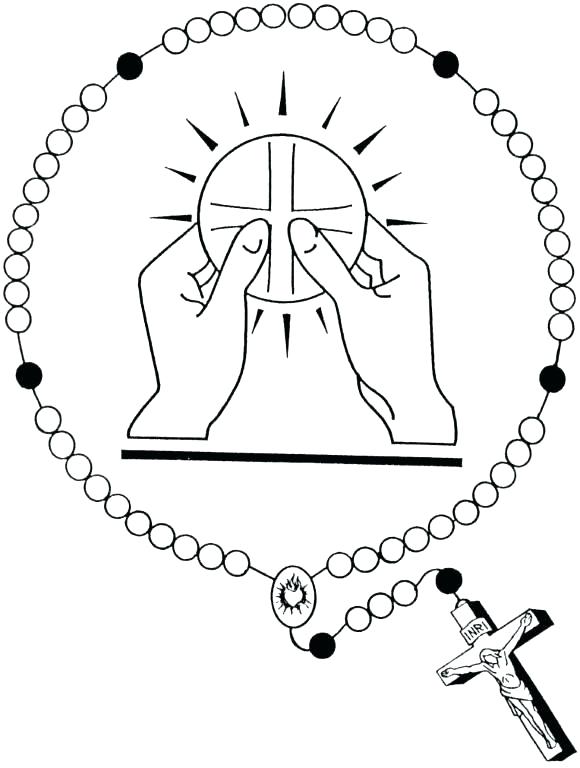 580x768 Saint Coloring Pages First Communion Coloring Pages Holy
