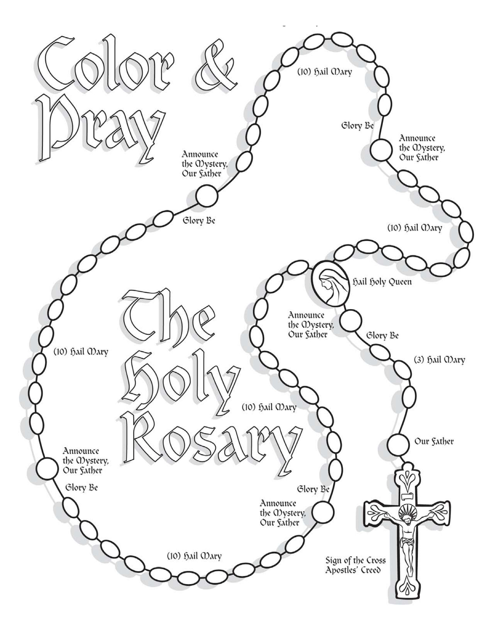1581x2046 Catholic Coloring Pages