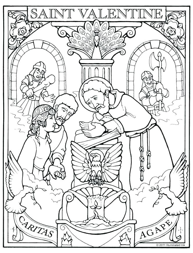664x870 Saint Coloring Pages Catholic Coloring Pages Saints Coloring Pages