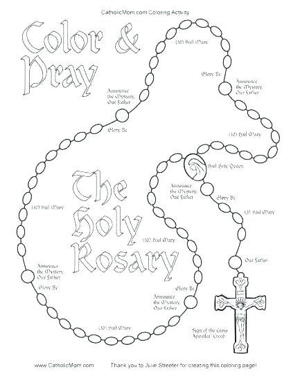420x544 Free Luminous Mysteries Coloring Pages Rosary Page Catholic