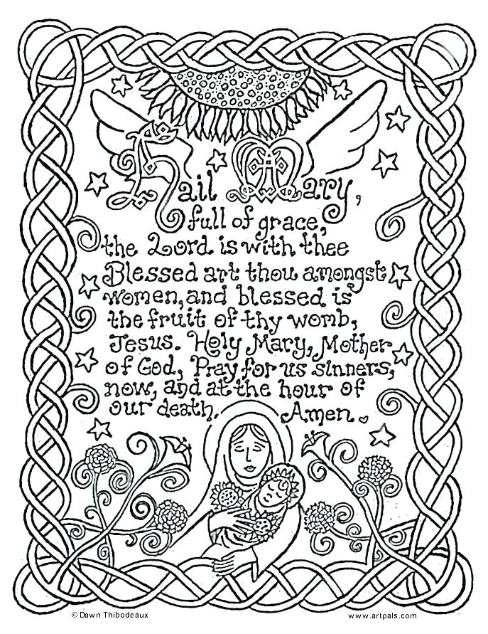 687x891 Free Catholic Coloring Pages