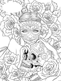 236x314 Day Of The Dead Tattoo Flash