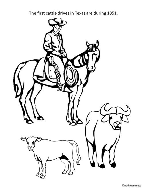 494x659 Texas History Coloring Sheets Amp Timeline Pt. 2 (1849 1860)