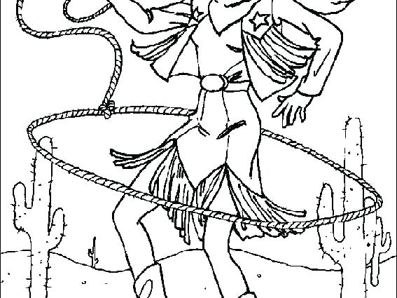 567x425 Rodeo Coloring Pages