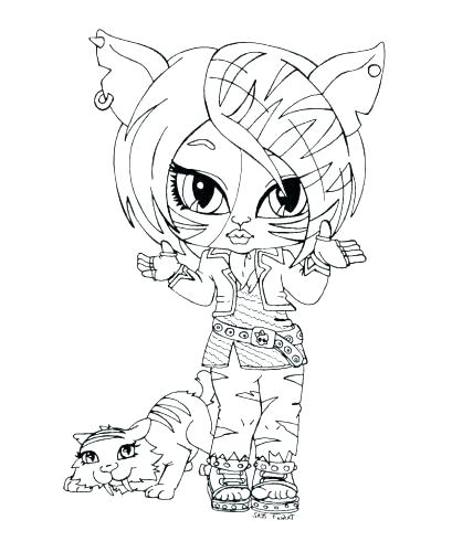 409x500 Best Monster High Color Pages Images On Coloring Monster High