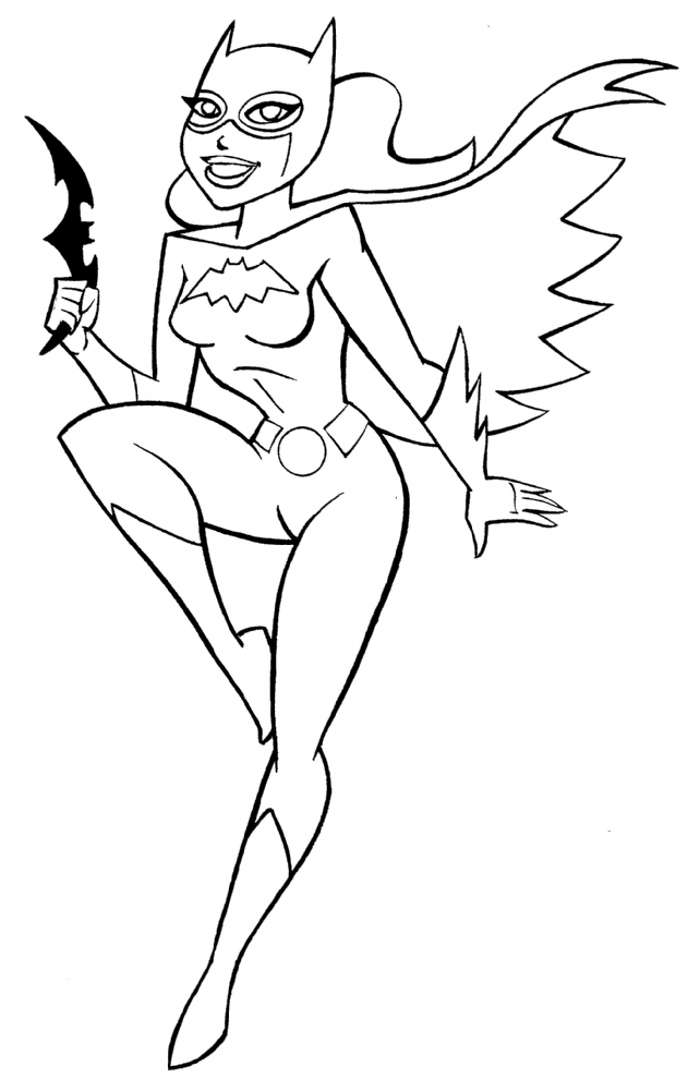 Catwoman Coloring Pages