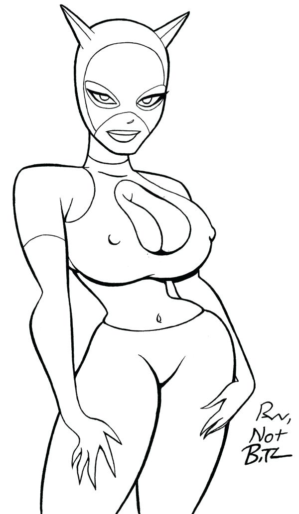 600x1033 Lego Catwoman Colouring Pages Coloring Pages Deviation 4 Coloring