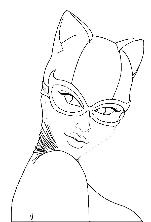 600x885 Catwoman Coloring Page Shippa.co