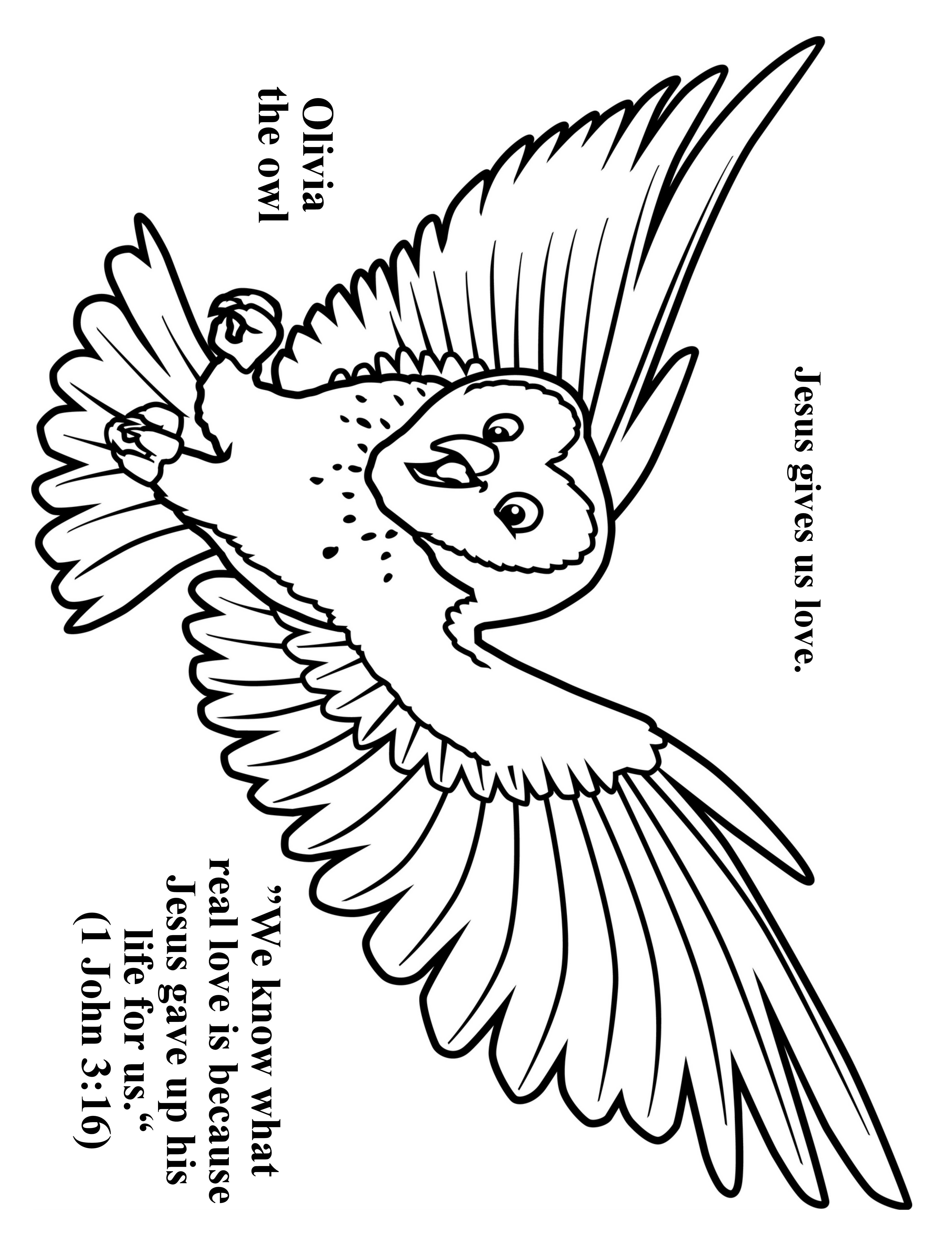3952x5120 Cave Quest Day 4 Preschool Coloring Page Olivia The Owl. Cave