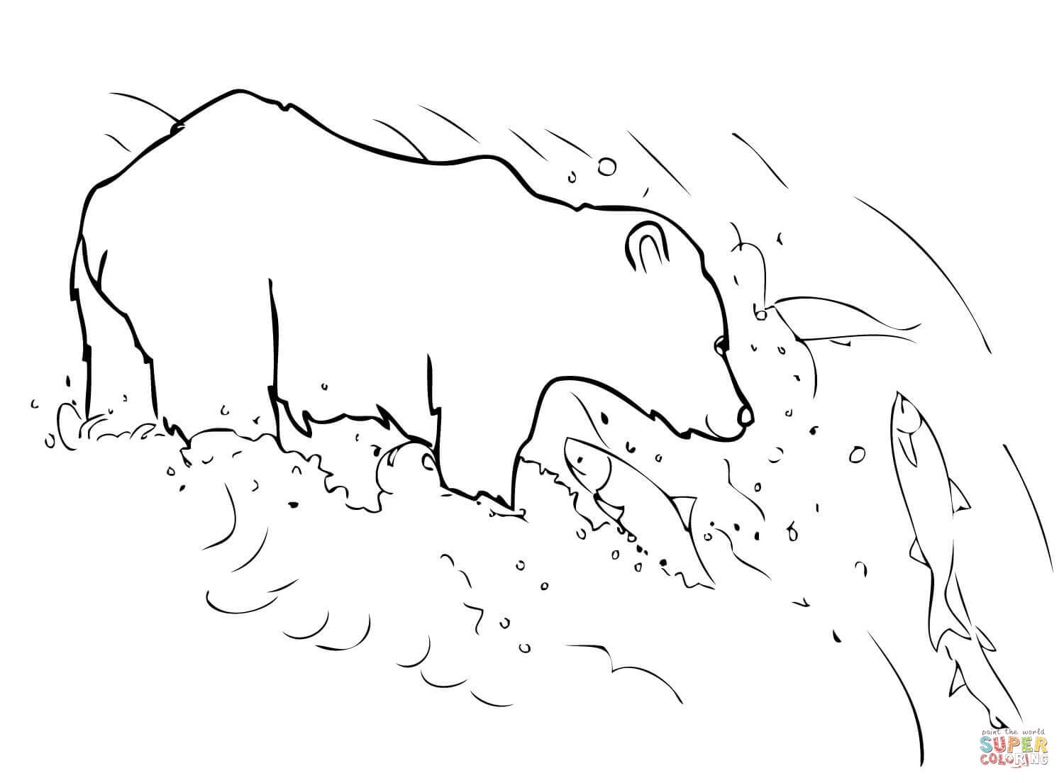 1500x1104 Bear In Cave Coloring Page Focus Free Pages 53