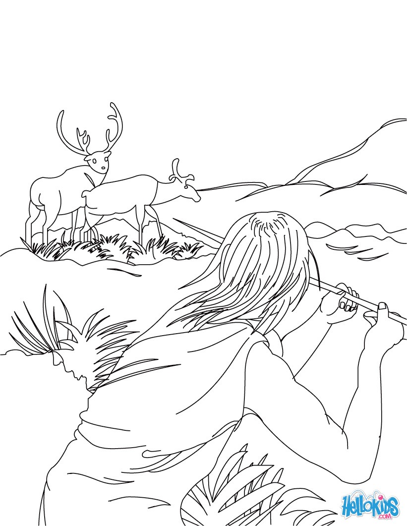 821x1061 Cro Magnon Man Coloring Pages