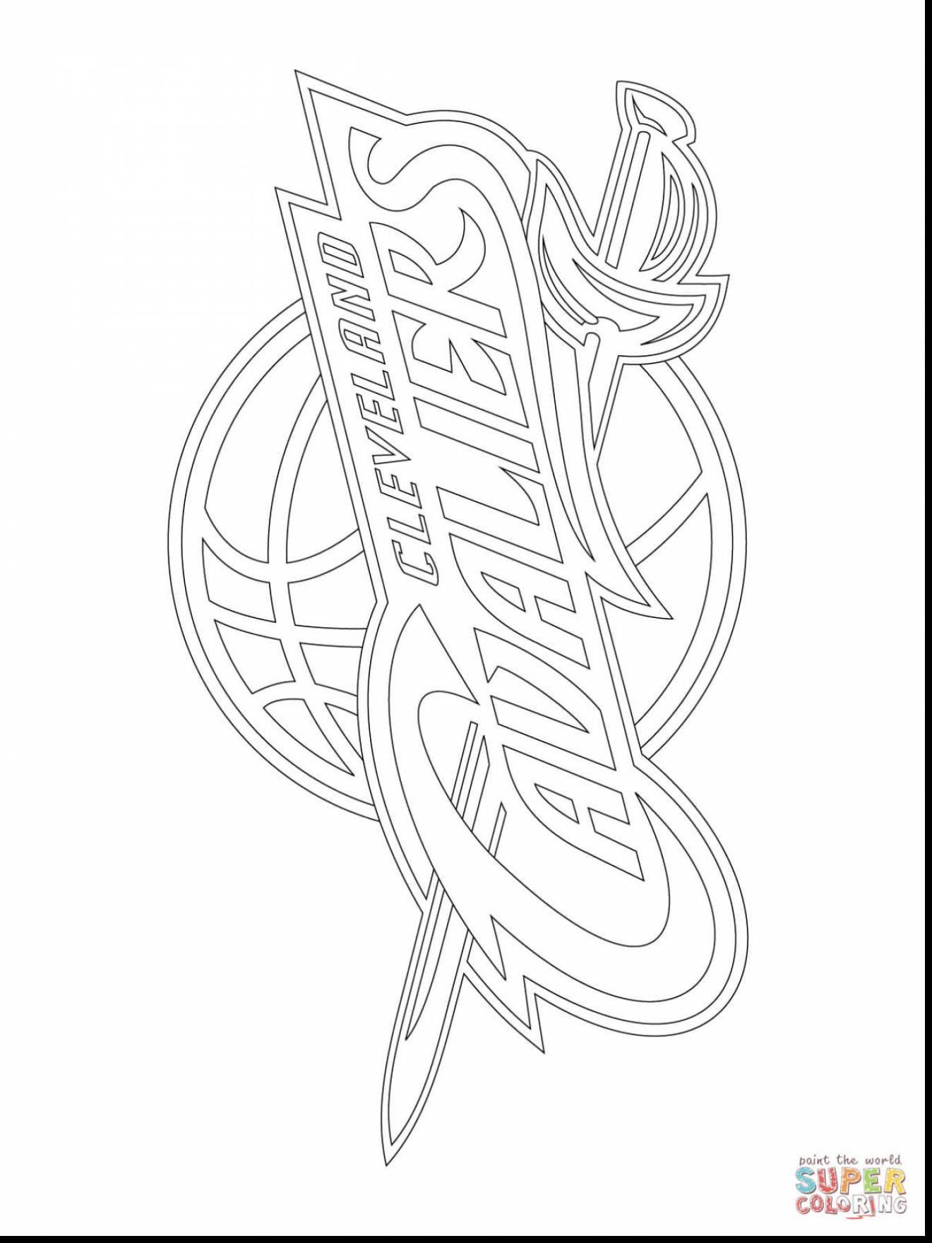 1320x1760 Cleveland Cavaliers Logo Coloring Page Cavs Pages
