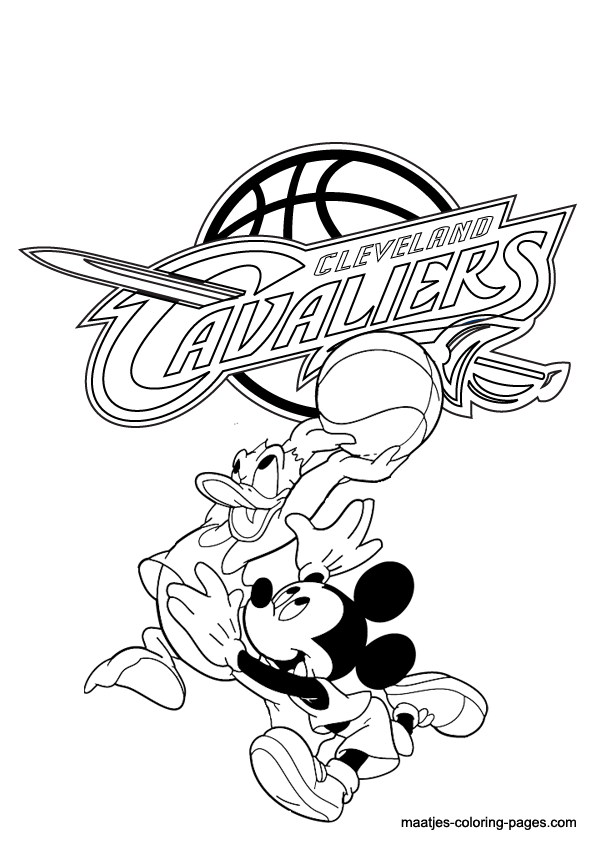 595x842 Cavs Coloring Pages