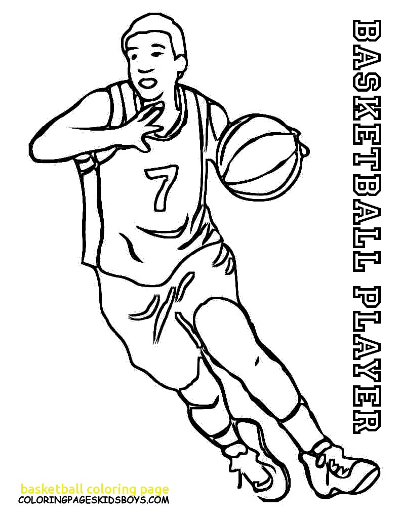 790x1023 Basketball Coloring Pages