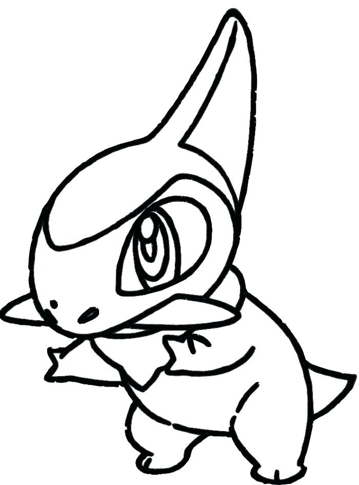 700x945 Pokemon Coloring Pages Celebi Coloring Pages Legendary Color