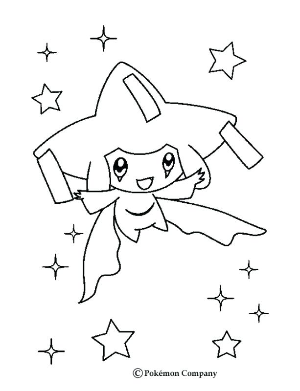 613x800 Pokemon Coloring Pages Celebi Page Vitltcom Coloriage Coatox