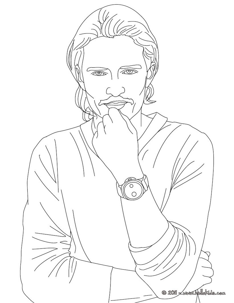 Celebrity Coloring Pages