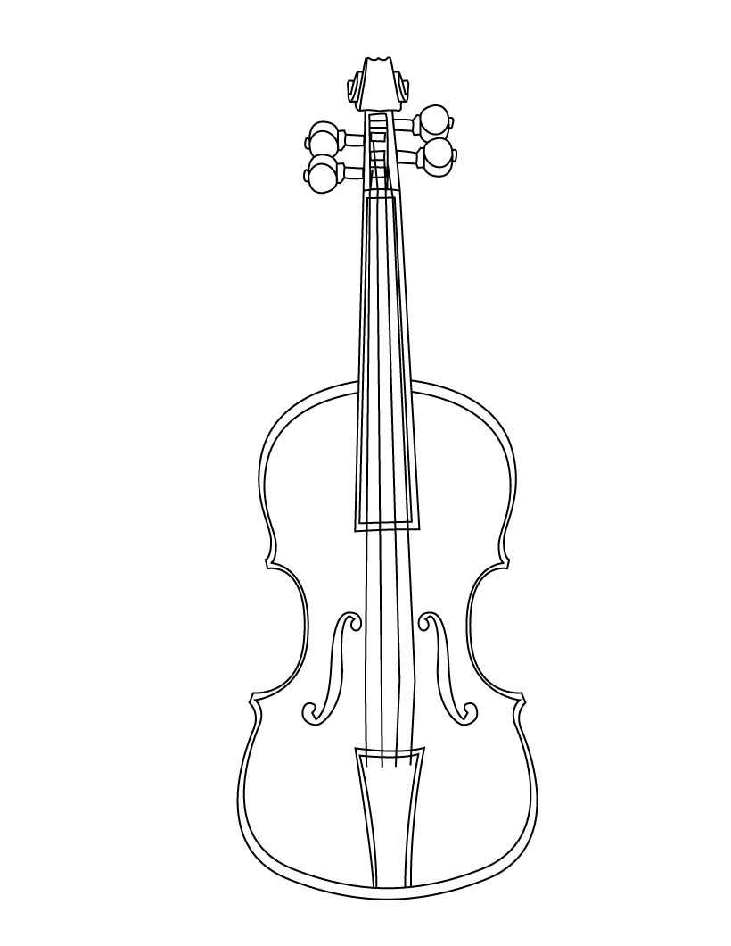 820x1060 Coloring Page Laser Cut Cello