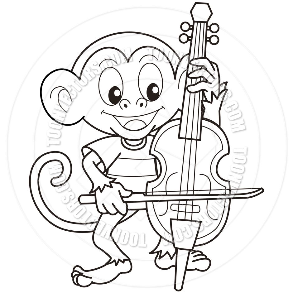 940x940 Astonishing Violin Coloring Page Music Education Pic Of Cello