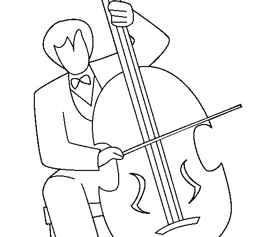 505x470 Cello Coloring Page Brilliant Cello Coloring Page Coloringcrew