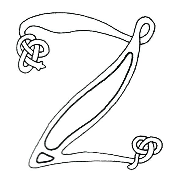 563x591 Celtic Letters Colouring Pages Pixels