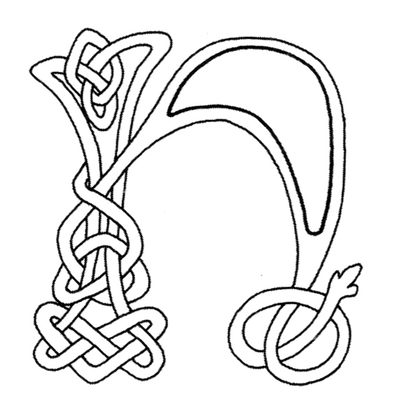 573x591 Free Celtic Letters Of The Alphabet