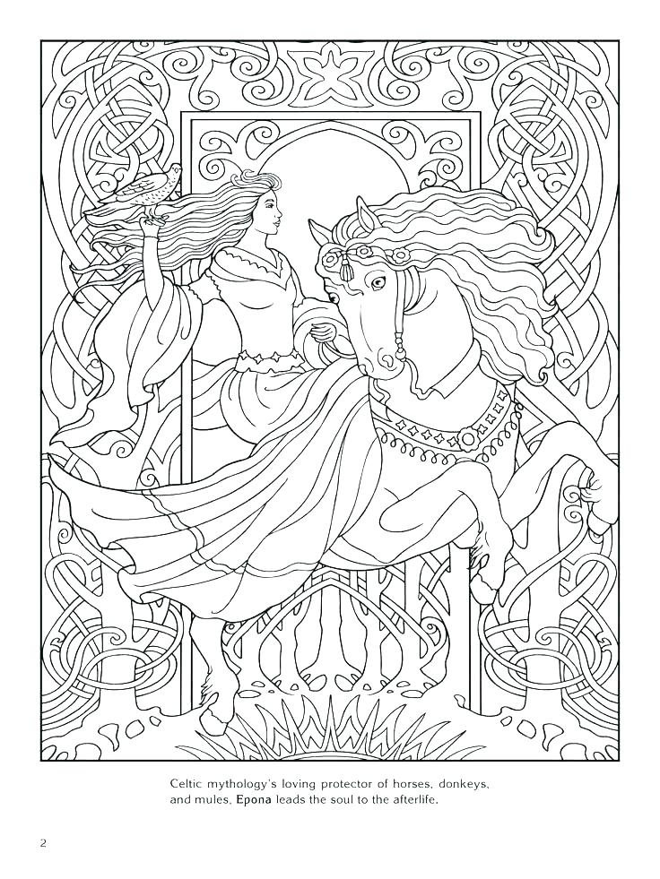 736x981 Celtic Coloring Page Mandala Coloring Pages Easy Mandala Coloring