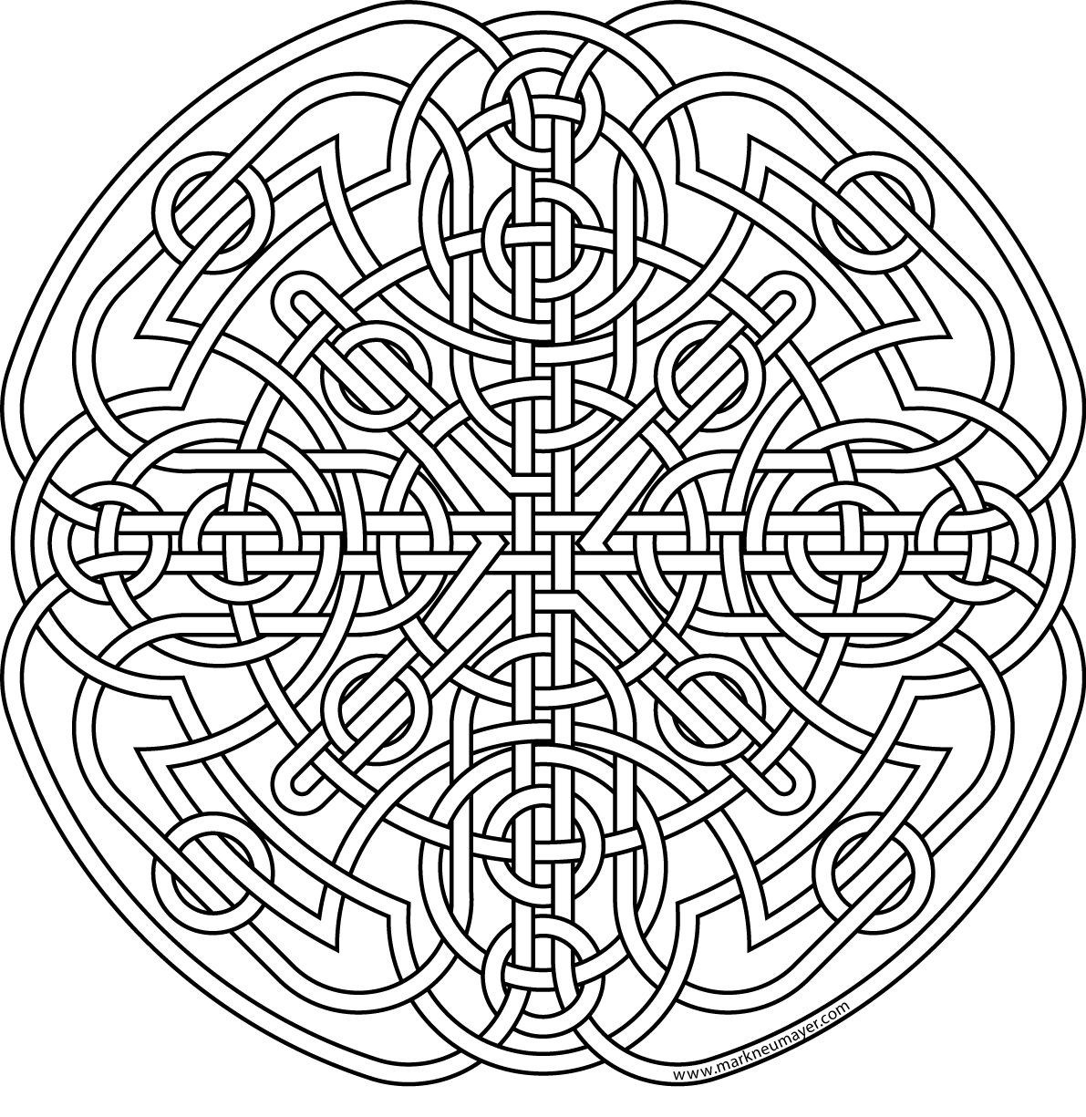 1191x1225 Celtic Knot Coloring Pages Adult The Morrigan Free Adorable