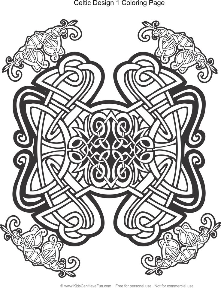 736x955 Mejores 7 De Celtic Coloring Pages For Kids And Adults En