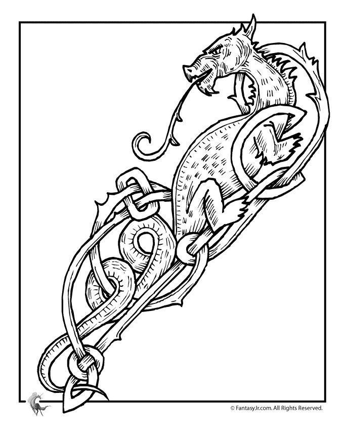 Celtic Coloring Pages Printable