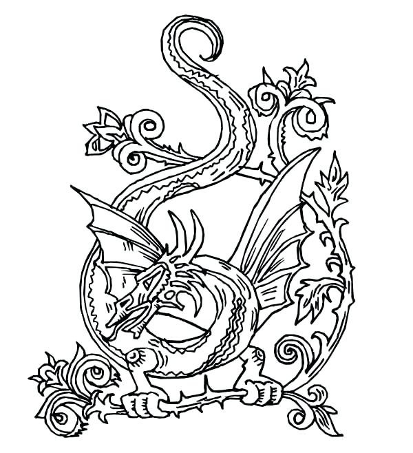 600x658 Celtic Coloring Pages Printable