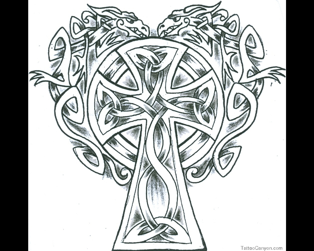 Celtic Cross Coloring Pages