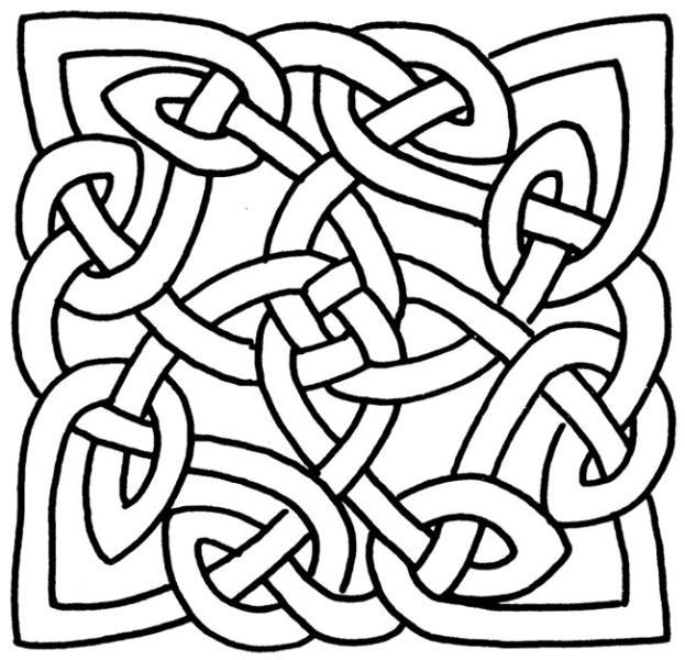 623x600 Coloring Pages Celtic Knot Image By Tharens
