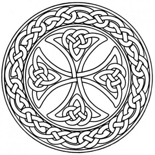 590x590 Round Celtic Knot Designs
