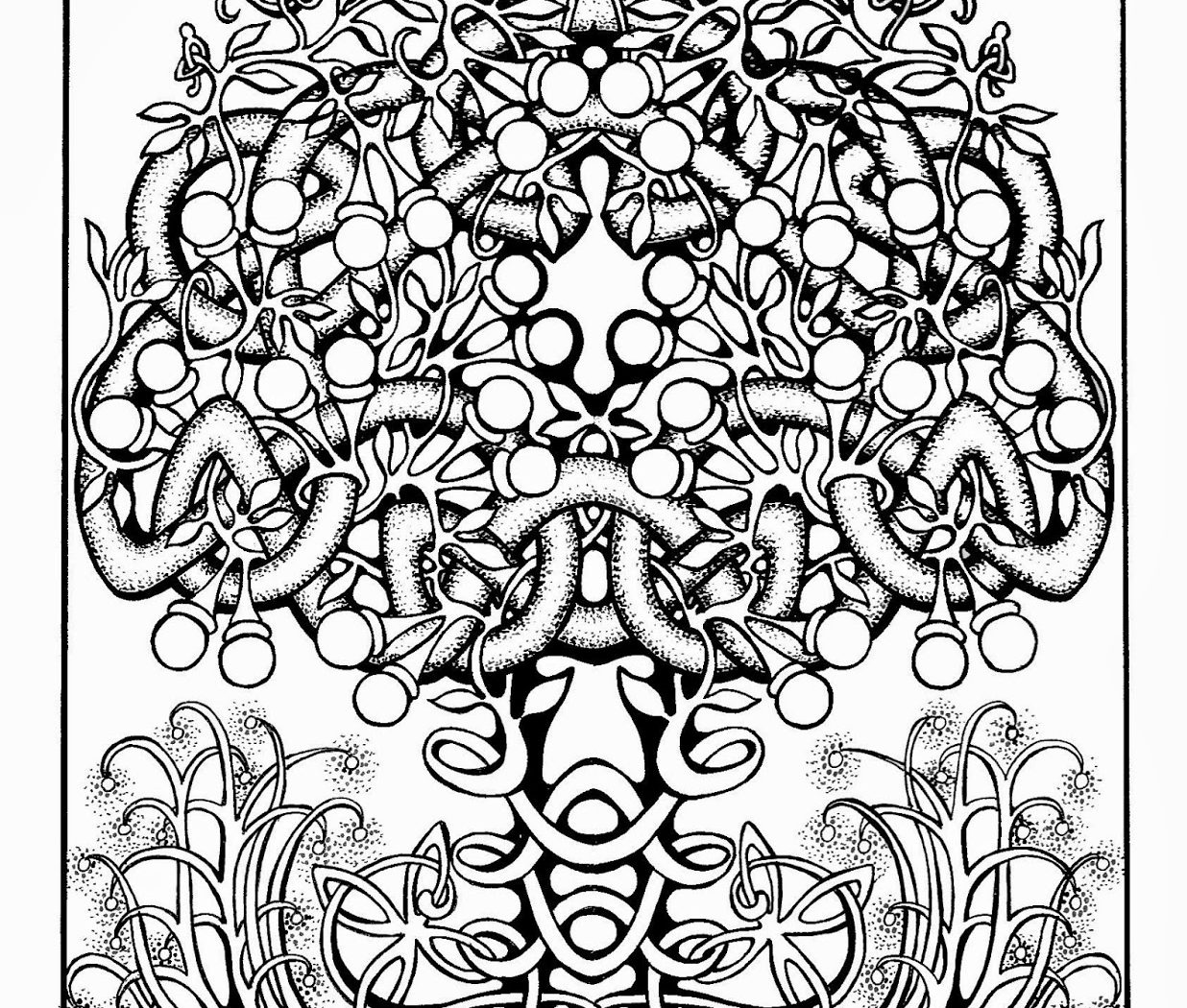 1236x1050 Adult Coloring Pages Celtic