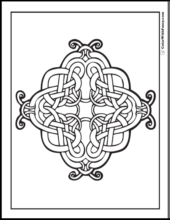 590x762 Celtic Dragon Coloring Pages 90 Celtic Coloring Pages Irish