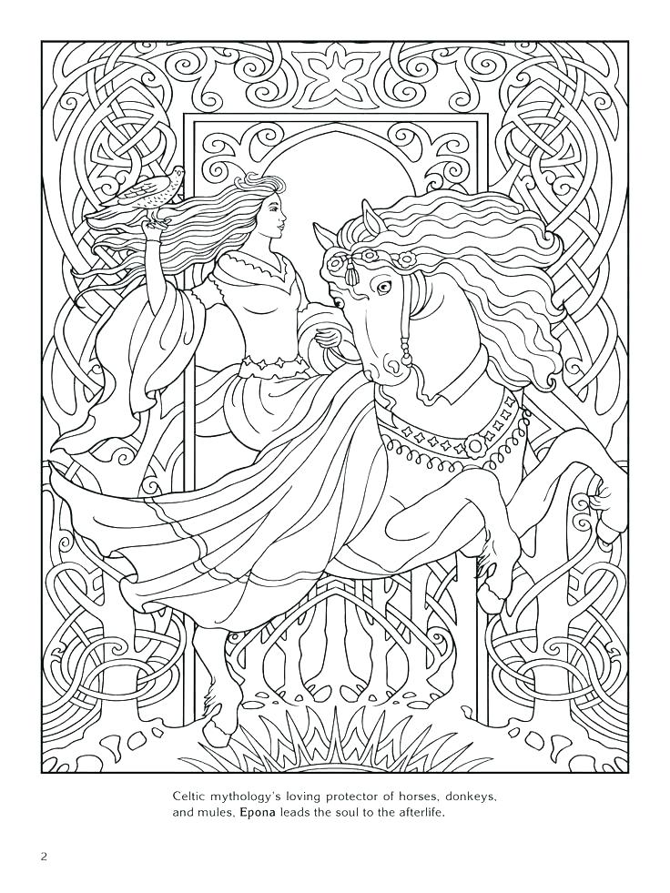 736x981 Celtic Dragon Colouring Pages Coloring Page Cross Symbols