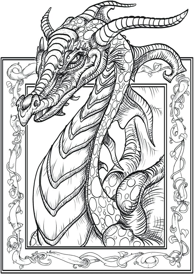 650x919 Cross Coloring Pages A Online Coloring Celtic Dragon Coloring