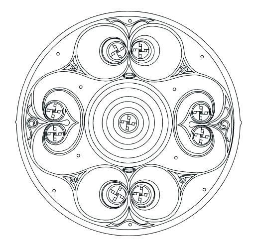 514x500 Celtic Dragon Coloring Pages