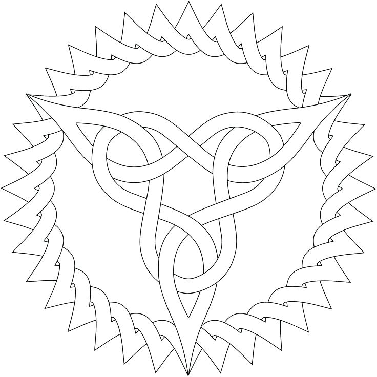 736x736 Knot Coloring Pages Knots Knot Coloring Pages Celtic Knot Coloring