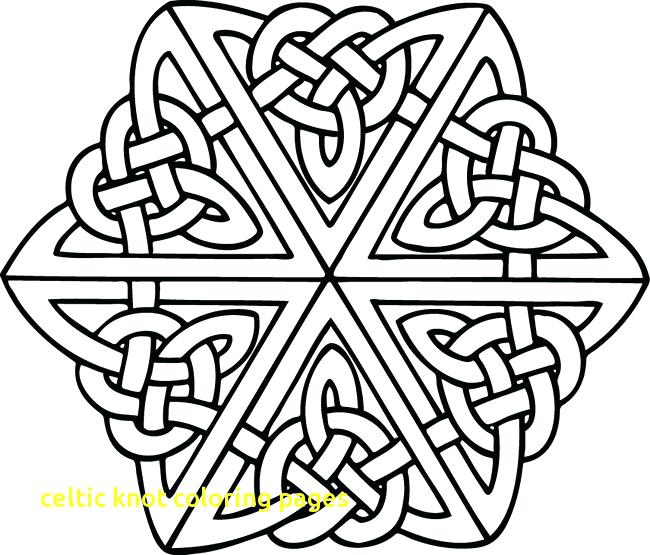 650x555 Celtic Knot Coloring Pages