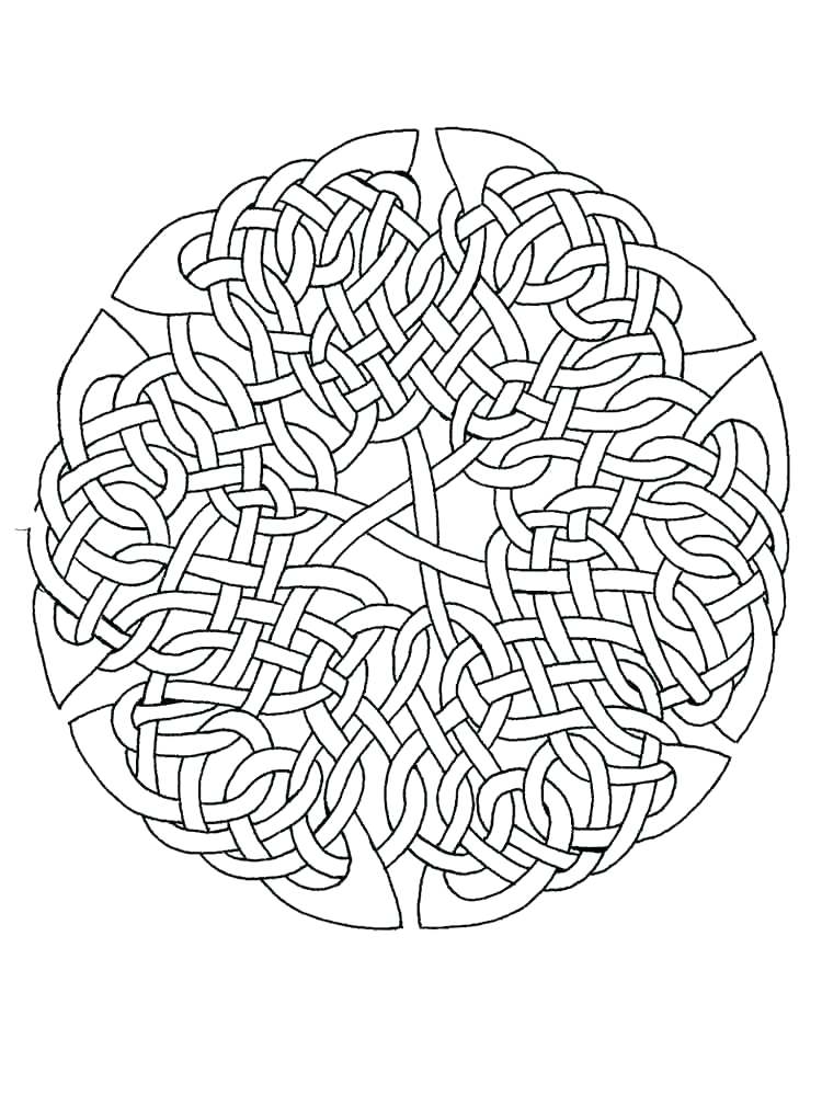 750x1000 Celtic Coloring Pages For Adults Mandala Coloring Pages Coloring
