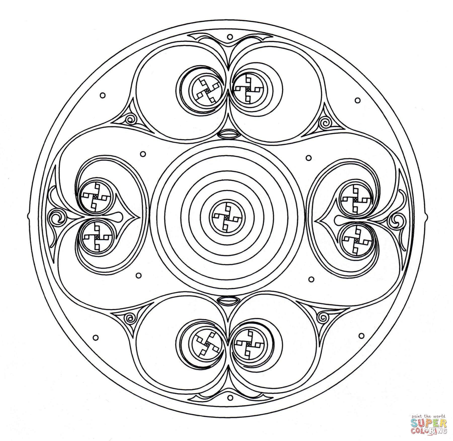 Celtic Tree Of Life Coloring Pages